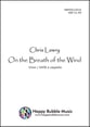 On the Breath of the Wind SATB choral sheet music cover